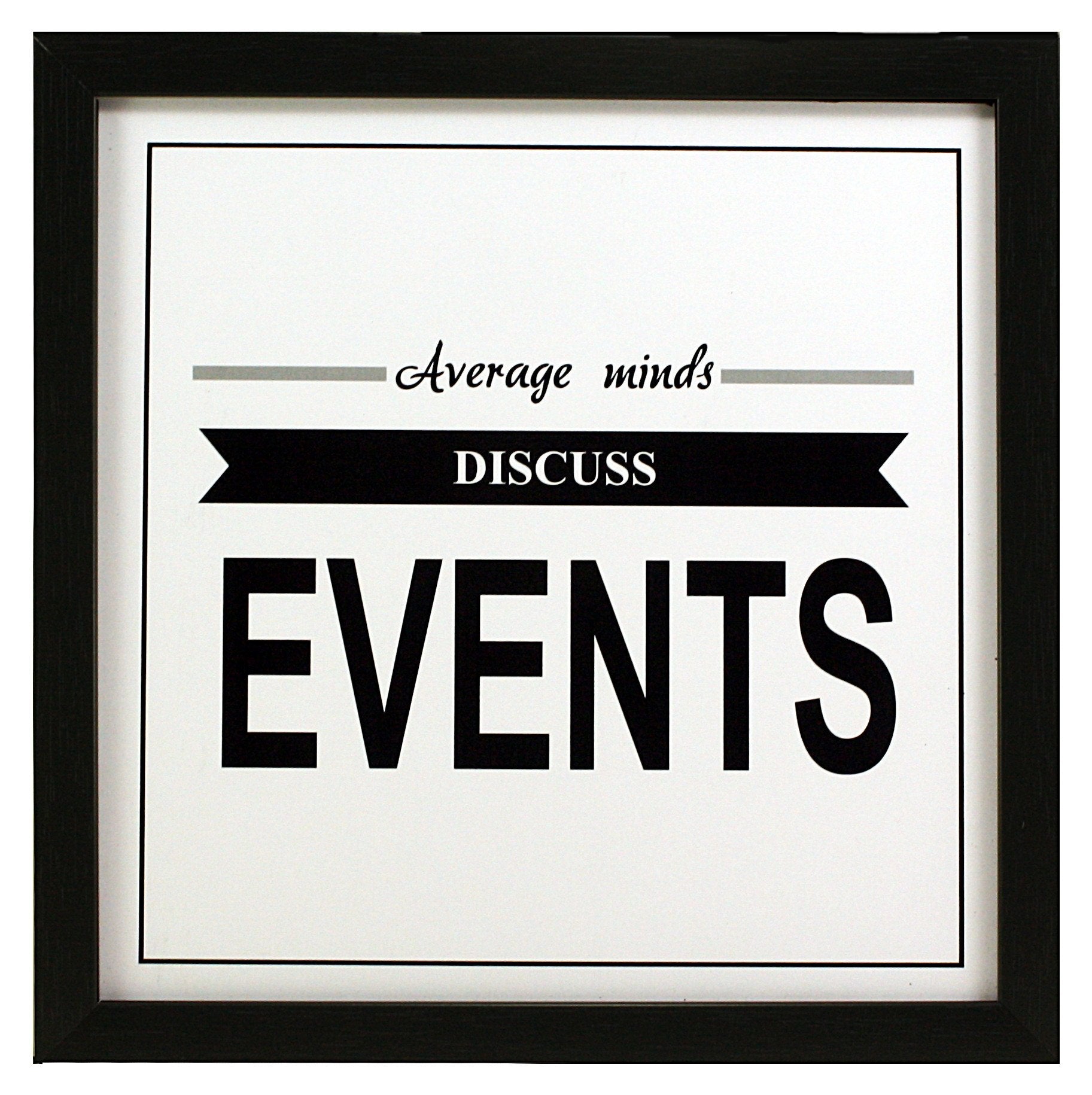 Indianara 3 Piece Set of Framed Wall People Events Ideas Hanging Motivational Office Decor Art Prints 8.7 INCH X 8.7 INCH Withou